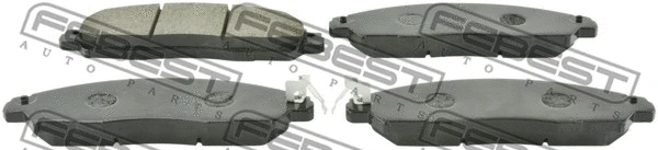 Brake Pad Set, disc brake (0201-D23MF)