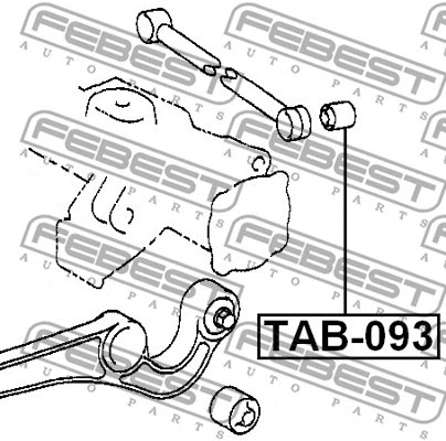 Mounting, control/trailing arm