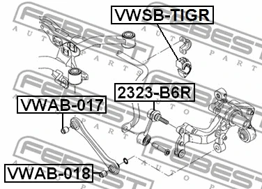 Mounting, stabiliser bar