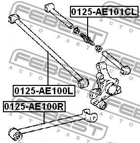 Control/Trailing Arm, wheel suspension