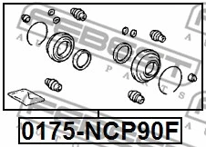 Repair Kit, brake caliper