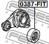 Tensioner Pulley, V-ribbed belt