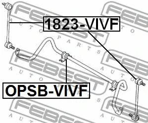 Link/Coupling Rod, stabiliser bar