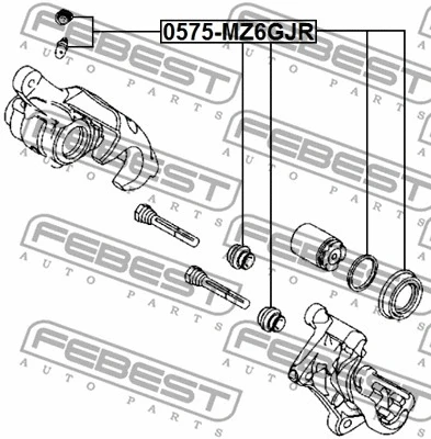 Repair Kit, brake caliper