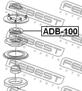 Rolling Bearing, suspension strut support mount