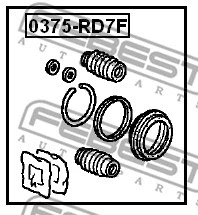 Repair Kit, brake caliper