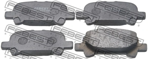 Brake Pad Set, disc brake (0101-ACV30R)