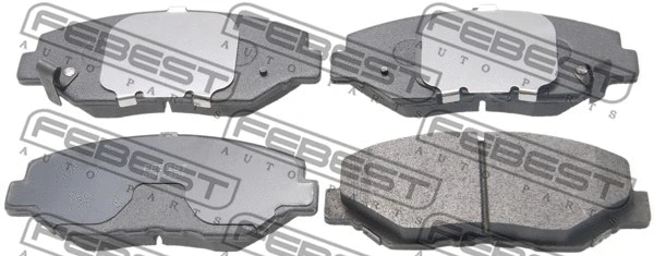 Brake Pad Set, disc brake (0301-RDF)