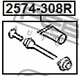 Guide Bolt, brake caliper