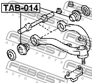 Mounting, control/trailing arm