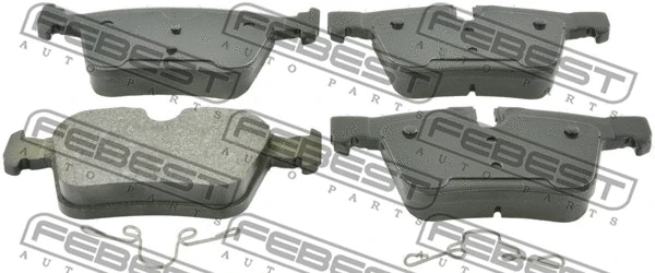 Brake Pad Set, disc brake (2701-S90R)