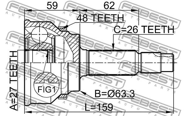 Joint Kit, drive shaft
