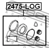 Repair Kit, brake caliper