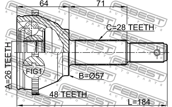 Joint Kit, drive shaft