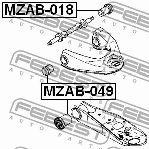 Mounting, control/trailing arm