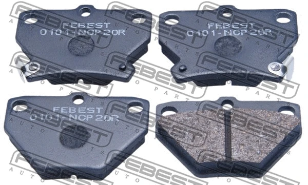 Brake Pad Set, disc brake (0101-NCP20R)