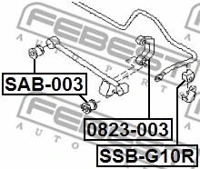 Link/Coupling Rod, stabiliser bar