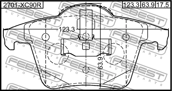 Brake Pad Set, disc brake