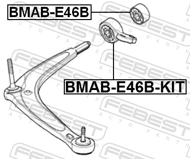Mounting, control/trailing arm
