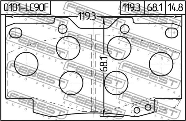 Brake Pad Set, disc brake