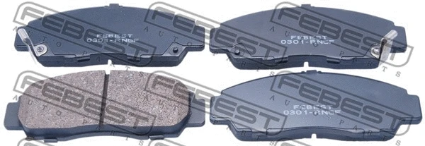 Brake Pad Set, disc brake (0301-RN5F)