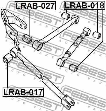 Mounting, control/trailing arm