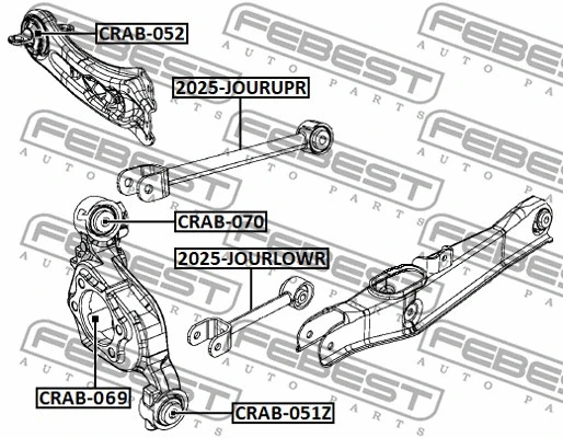 Control/Trailing Arm, wheel suspension