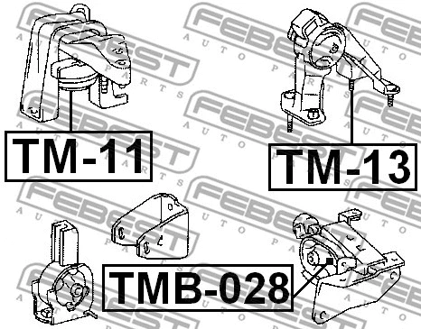 Mounting, engine