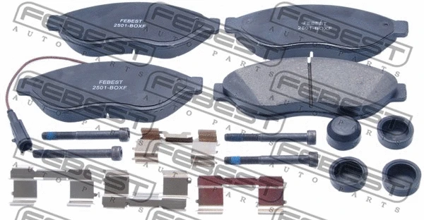 Brake Pad Set, disc brake (2501-BOXF)
