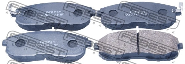 Brake Pad Set, disc brake (0201-J31F)