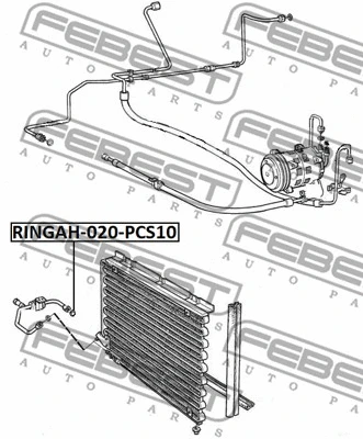 Sealing Ring, coolant line