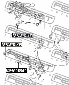 Mounting, control/trailing arm