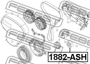 Deflection/Guide Pulley, timing belt