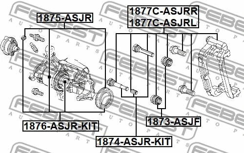 Brake Caliper Bracket Set