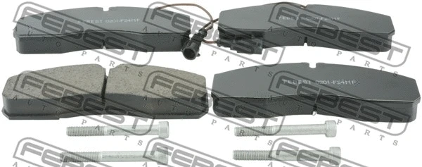 Brake Pad Set, disc brake (0201-F24MF)