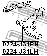 Control/Trailing Arm, wheel suspension