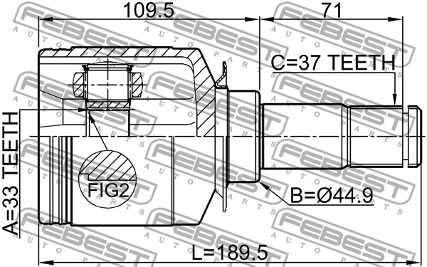 Joint Kit, drive shaft