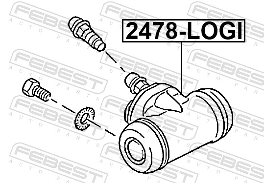 Wheel Brake Cylinder (2478-LOGI)