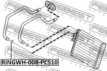 Gasket, coolant flange