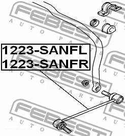 Link/Coupling Rod, stabiliser bar