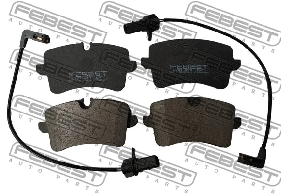 Brake Pad Set, disc brake (1701-C7R)