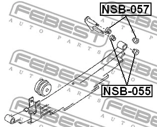 Bushing, leaf spring