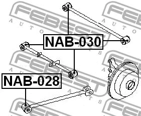 Mounting, control/trailing arm