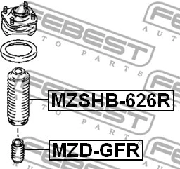 Protective Cap/Bellow, shock absorber