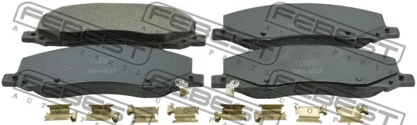 Brake Pad Set, disc brake (1801-INSF)