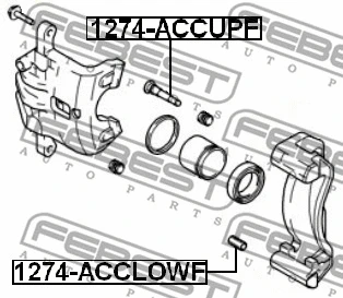 Guide Bolt, brake caliper
