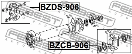 Joint, propshaft (BZDS-906)