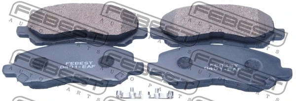 Brake Pad Set, disc brake (0401-EAF)