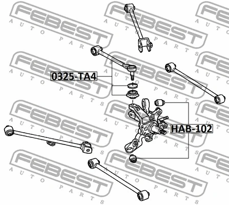 Control/Trailing Arm, wheel suspension