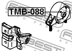 Mounting, engine